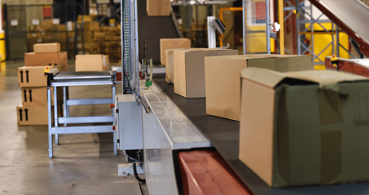 Packaging Machine with Damaged Boxes